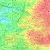 San Francisco topographic map, elevation, terrain