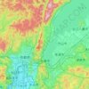 Otsu topographic map, elevation, terrain