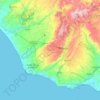 Ragusa topographic map, elevation, terrain