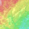 Town of Doty topographic map, elevation, terrain