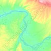 Хара-Алданский наслег topographic map, elevation, terrain