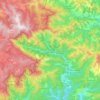 Valleraugue topographic map, elevation, terrain