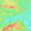 Lower Sava Statistical Region topographic map, elevation, terrain