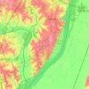 Oakville topographic map, elevation, terrain
