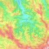 Lasseube topographic map, elevation, terrain