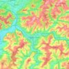 Zweibrücken topographic map, elevation, terrain
