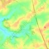 Hargicourt topographic map, elevation, terrain