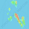 Islas Desertores topographic map, elevation, terrain