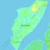 Ilha Cotijuba topographic map, elevation, terrain