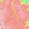 Dos de Mayo topographic map, elevation, terrain