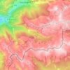Escaldes-Engordany topographic map, elevation, terrain