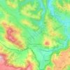 Saint-Christophe-Vallon topographic map, elevation, terrain