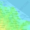 Simpang Tiga topographic map, elevation, terrain