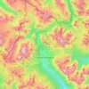 Hayden topographic map, elevation, terrain