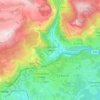 Le Bar-sur-Loup topographic map, elevation, terrain