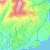 Onchan topographic map, elevation, terrain