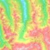 Untertauern topographic map, elevation, terrain