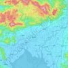 Saga topographic map, elevation, terrain