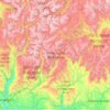 Weminuche Wilderness Area topographic map, elevation, terrain