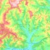 La Logne topographic map, elevation, terrain
