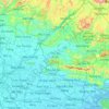 Bắc Ninh Province topographic map, elevation, terrain