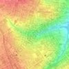 Jardim Panambi topographic map, elevation, terrain
