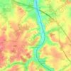 Saint-Christophe-sur-le-Nais topographic map, elevation, terrain