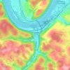 Hays topographic map, elevation, terrain