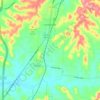 Cornersville topographic map, elevation, terrain