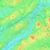 VI topographic map, elevation, terrain