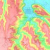 Srebarna topographic map, elevation, terrain