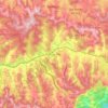 Serra Alta topographic map, elevation, terrain