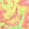 Jimma topographic map, elevation, terrain