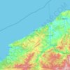 Zonguldak topographic map, elevation, terrain