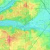 Palos Township topographic map, elevation, terrain