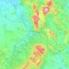 Tatabányai járás topographic map, elevation, terrain