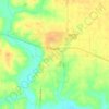 Toulon topographic map, elevation, terrain