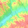 Newton topographic map, elevation, terrain