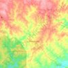 Dawsonville topographic map, elevation, terrain