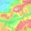 caïdat d'Ouaouizeght topographic map, elevation, terrain