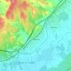 Uchaud topographic map, elevation, terrain