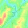 Nezperce topographic map, elevation, terrain