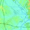 Yiqi topographic map, elevation, terrain