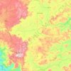 Dalaba Prefecture topographic map, elevation, terrain