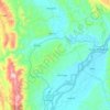 Sacanche topographic map, elevation, terrain