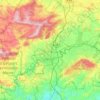 Communauté urbaine d'Alençon topographic map, elevation, terrain