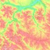 Tetiiv Urban Hromada topographic map, elevation, terrain