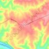 Gassville topographic map, elevation, terrain