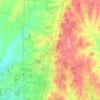Celina topographic map, elevation, terrain