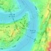 朝天门街道 topographic map, elevation, terrain